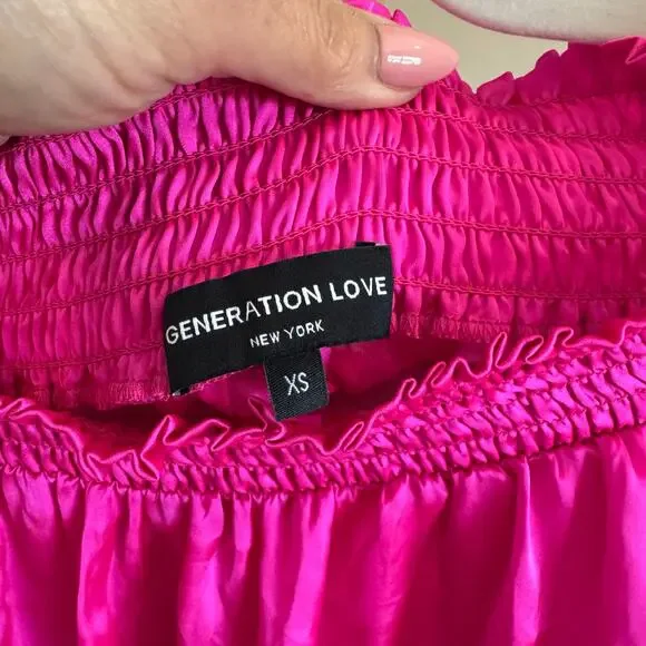 Generation Love Silk Shorts - Size XS - NWOT - Picture 4 of 6